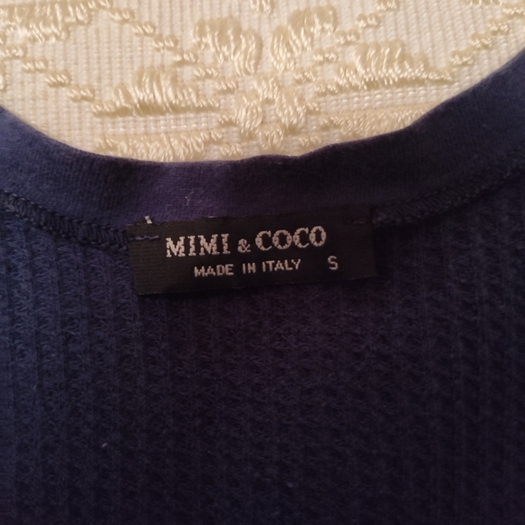 Navy Blue Mimi & Coco tank top - Picture 6 of 9